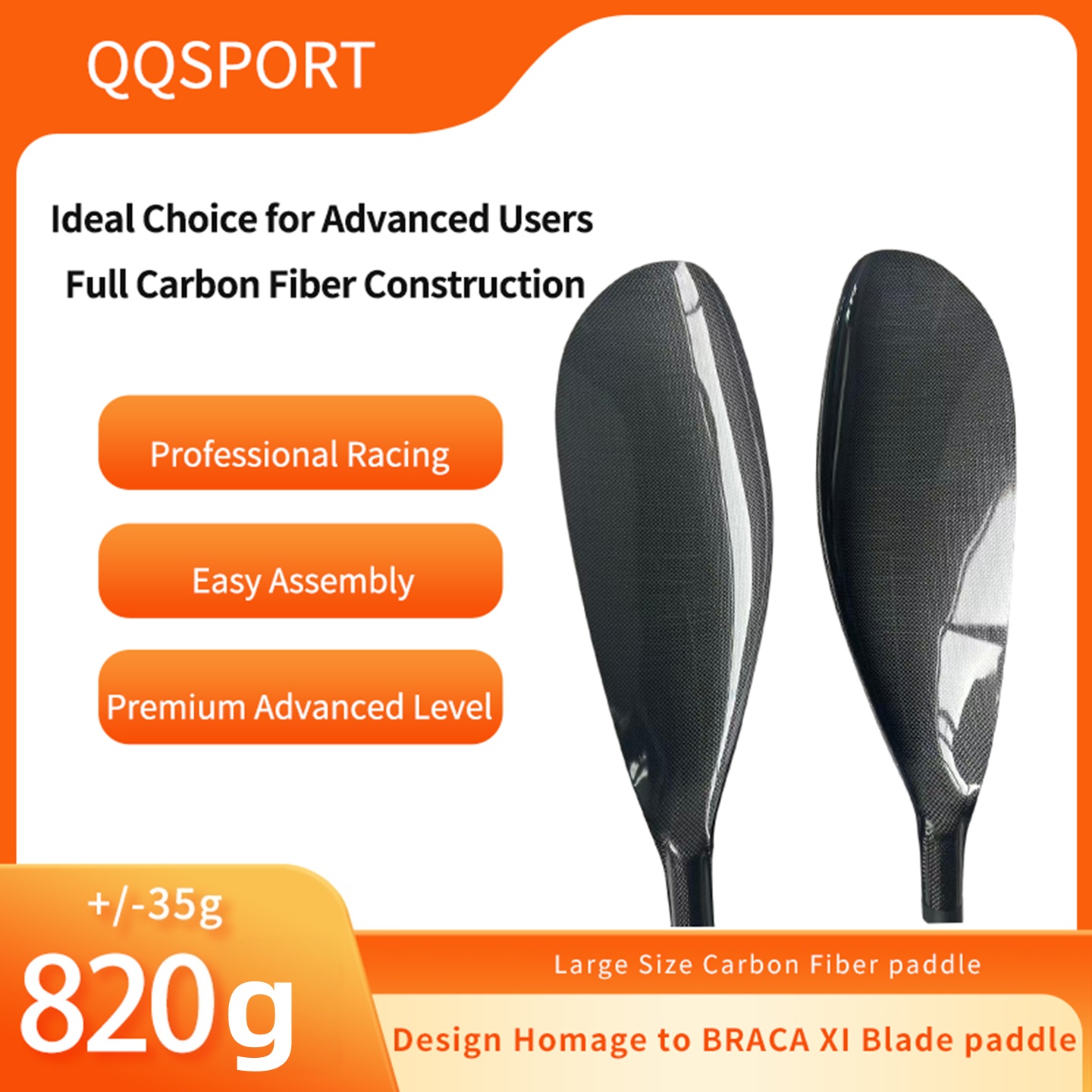 QQSPORT paddle,Carbon Fiber wi - đánh giá và giá Kayak Paddle Carbon