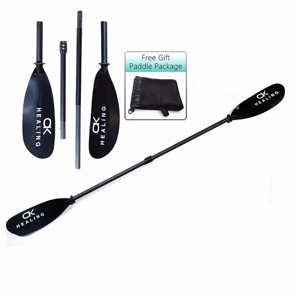 Stock 4-Section Black Carbon 3 - đánh giá và giá Kayak Paddle Carbon