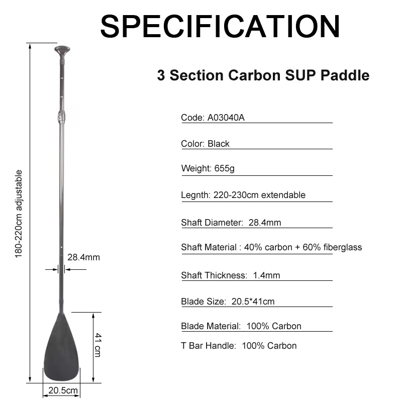 Light Carbon Paddle Accessory  - đánh giá và giá Kayak Paddle Carbon