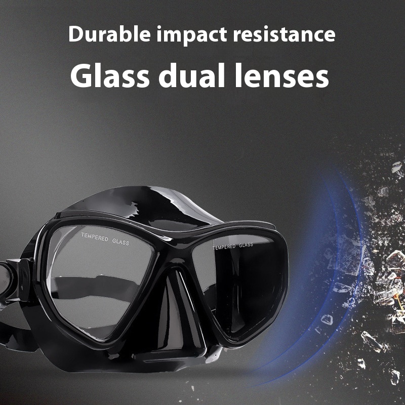 WAVE Quality Snorkeling Glass  - đánh giá và giá Freediving Mask Set